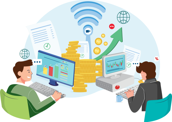 Marketing Promotion Illustration 04 Marketing Promotion Illustration 04